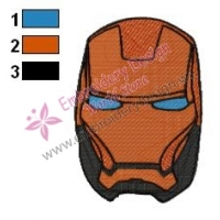Iron Man Embroidery Design 10